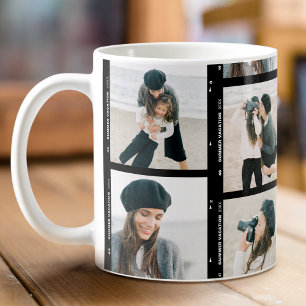 Stilvoller individueller Foto-Filmstreifen Familie Kaffeetasse