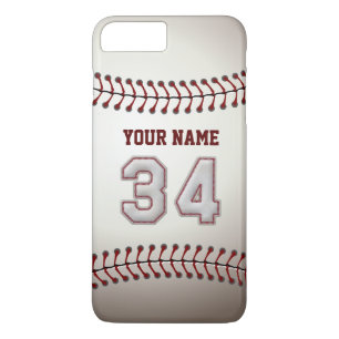 Stilvoller individueller Name der Baseball-Zahl-34 Case-Mate iPhone Hülle