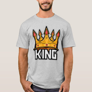 Stilvoller King Crown T - Shirt