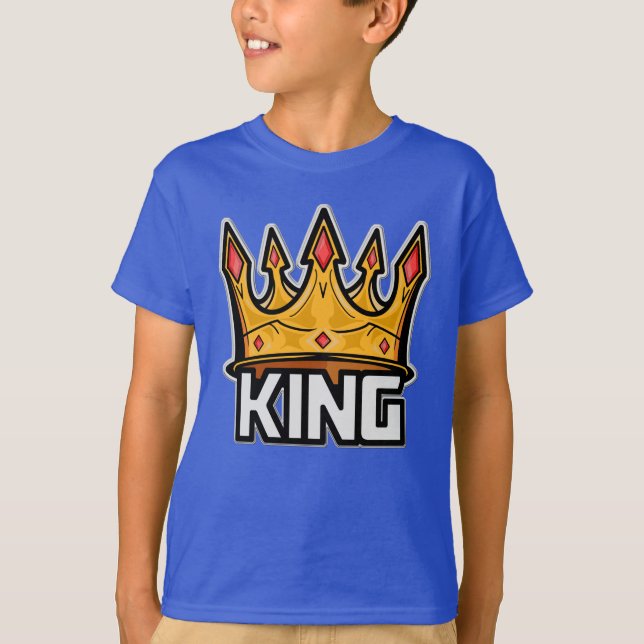 Stilvoller King Crown T - Shirt (Vorderseite)