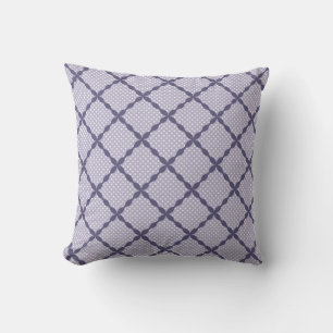 Stilvoller Lavendel-lila Muster-Entwurf Kissen