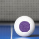 Stilvoller lila Glitzer Tischtennisball (Net)