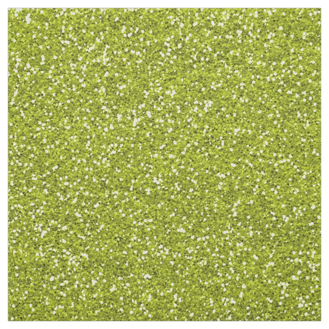 Stilvoller Limoner grüner Glitzer Stoff (Muster)