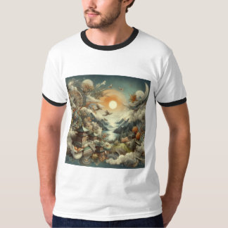 "Stilvoller Männer bedruckter T - Shirt - Fett Des