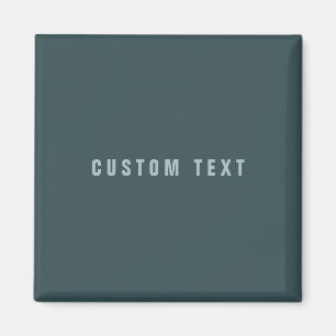Stilvoller moderner Name   Blau Grau Magnet