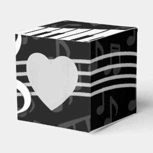 Stilvoller Musiknoten-dreifacher Clef-und Geschenkschachtel