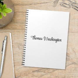 Stilvoller Name für das Monogramm Notizblock