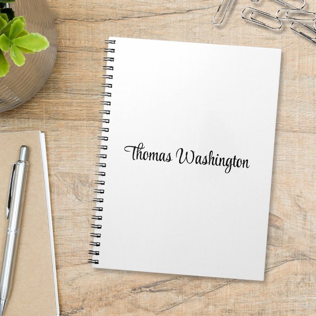 Stilvoller Name für das Monogramm Notizblock (Von Creator hochgeladen)