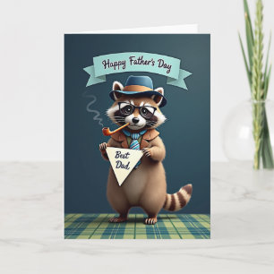 Stilvoller Papa Wald Card Karte