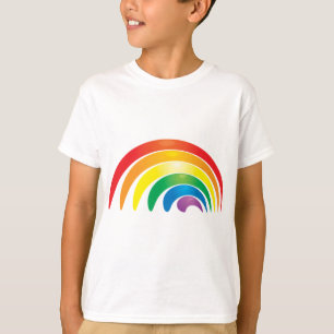 Stilvoller Regenbogen T-Shirt
