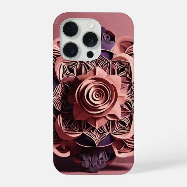 Stilvoller Schutz für Ihr Gerät iPhone 15 Pro Hülle (Rückseite)