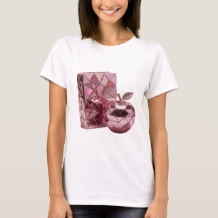 Stilvoller Silberner ABSTRACT ART Mode Druck v2 T-Shirt