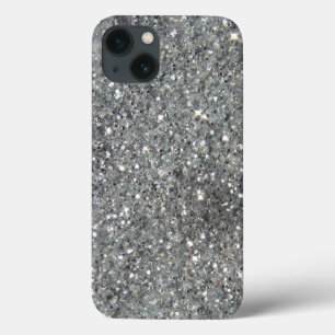 Stilvoller Silver Glitzer Glitz Print title_seo2