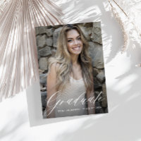 stilvoller weißer Abschluss Save the Date