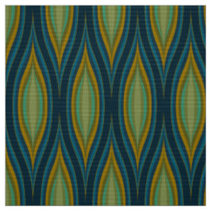 stilvolles 70er Mod Retro-Gewebe Stoff