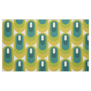 stilvolles 70er Retro Mod-Gewebe Stoff