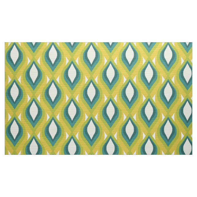 stilvolles 70er Retro Mod-Gewebe Stoff (Yard (91,4 cm))