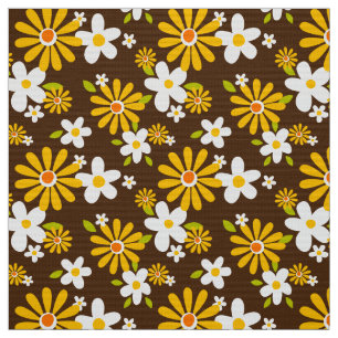 stilvolles 70er Retro Mod-Gewebe Stoff