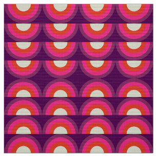 stilvolles 70er Retro Mod-Gewebe Stoff