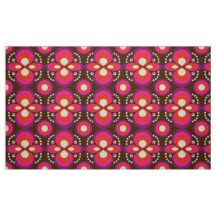stilvolles 70er Retro Mod-Gewebe Stoff