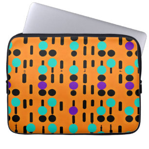 Stilvolles Abstraktes Musterdesign Laptopschutzhülle