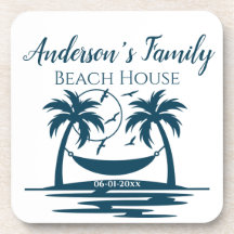 Stilvolles Beach House Palm Tree Hammock Familienn