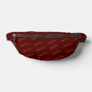 Stilvolles benutzerdefiniertes Textmuster Modern M Bauchtasche