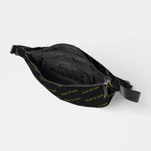 Stilvolles benutzerdefiniertes Textmuster Modern S Bauchtasche