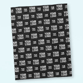 Stilvolles Bild-, Design- oder Geschäftslogo-Muste Fleecedecke