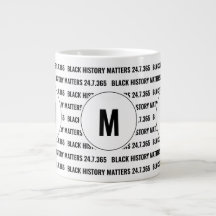 Stilvolles BLACK HISTORY MATTERS Monogramm