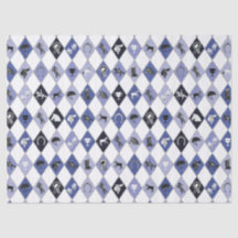 Stilvolles blaues Reittier Diamond Muster