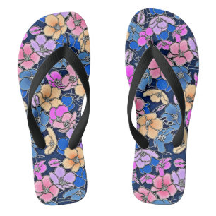 Stilvolles Blumenmuster 46 Flip Flops