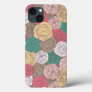 Stilvolles Blumenmuster. Helles Blumen Case-Mate iPhone Hülle