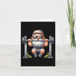 Stilvolles Body Gebäude Gnome macht Aufnahmen auf  Karte