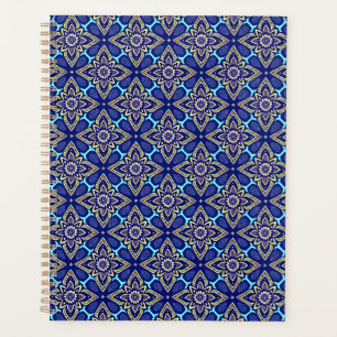 Stilvolles Boho Chic Floral Pattern Planer
