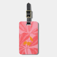 Stilvolles botanisches Leaf Naturkunst in Rosa und