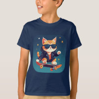 Stilvolles Cat Skateboarding
