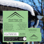Stilvolles Dach, Roofer, Dachverkäufer-Werbung Flyer<br><div class="desc">Stilvolles Dach,  Roofer,  Dachdecker-AN-Flyer Werbung durch den Business Card Store.</div>