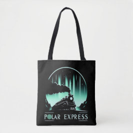 Stilvolles Design des Polar Express Züges Tasche