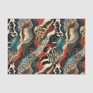 Stilvolles Design für Animal Print Fusion Seidenpapier
