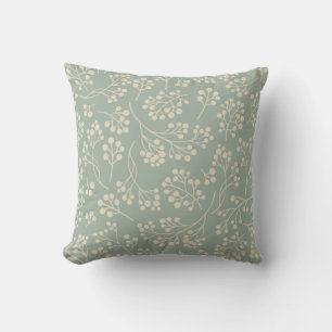 Stilvolles Design Grün florales Muster Modernes Ba Kissen