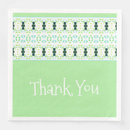 Stilvolles Design mit Aquamarinem Design Serviette