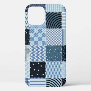 Stilvolles Design Nahtloses Patchwork-Muster aus S Case-Mate iPhone Hülle