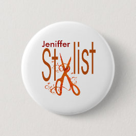 Stilvolles elegantes Stylist-Design Button