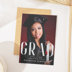 Stilvolles, feines silbergraues Foil GRAD Foto Ankündigung