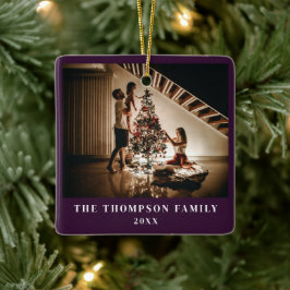 Stilvolles Foto der Familie 2023 Minimalistisch Li Keramikornament