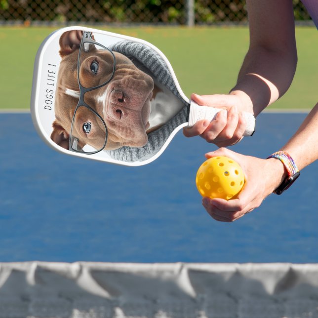 Stilvolles Foto lustig, modern Pickleball Schläger (InSitu)