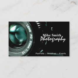Stilvolles Fotografiedoppeltes versah Visitenkarte