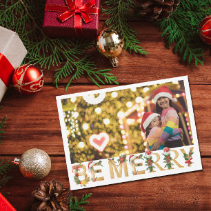 Stilvolles Frohe Weihnachten Kinder Foto Goldene B