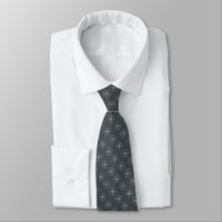Stilvolles geometrisches Rosette-Muster OffBlack